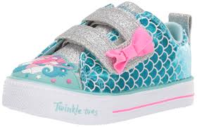 Skechers Kids Girls' Shuffle LITE-Mermaid Parade Sneaker