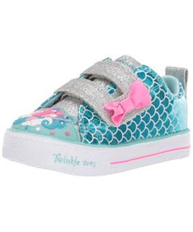 Skechers Kids Girls' Shuffle LITE-Mermaid Parade Sneaker