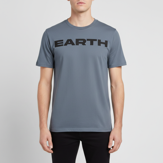 EARTH Grey Tee – Front