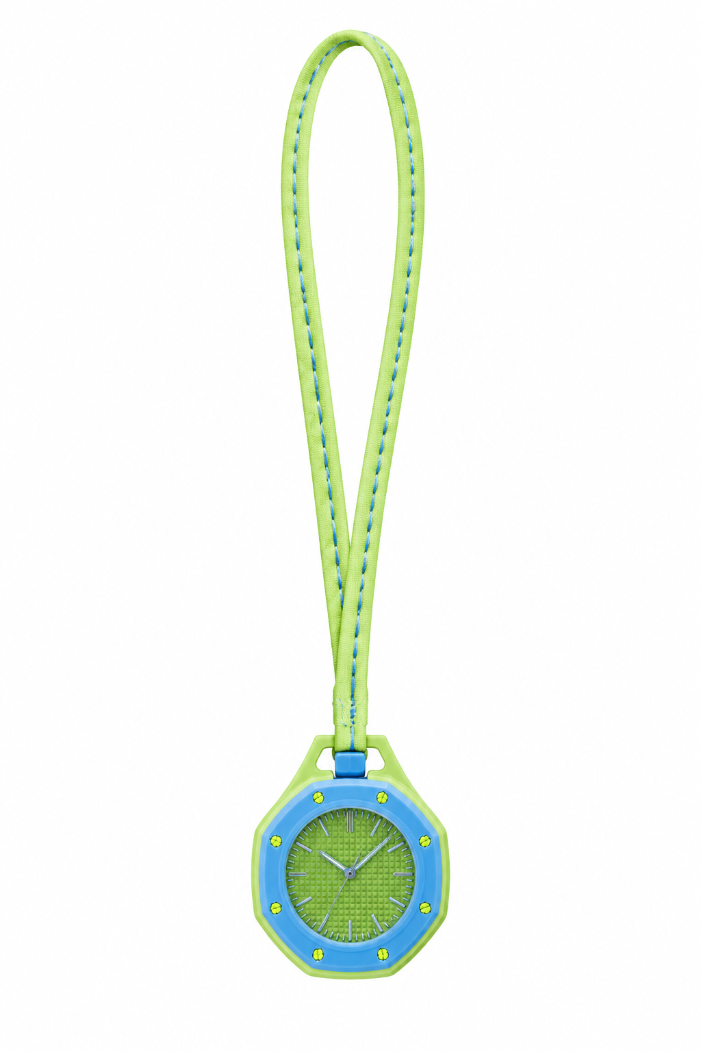 urban pop hangng pocket watch lime green