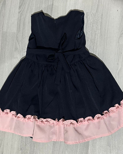 VIB toddler dress Navy blue pink