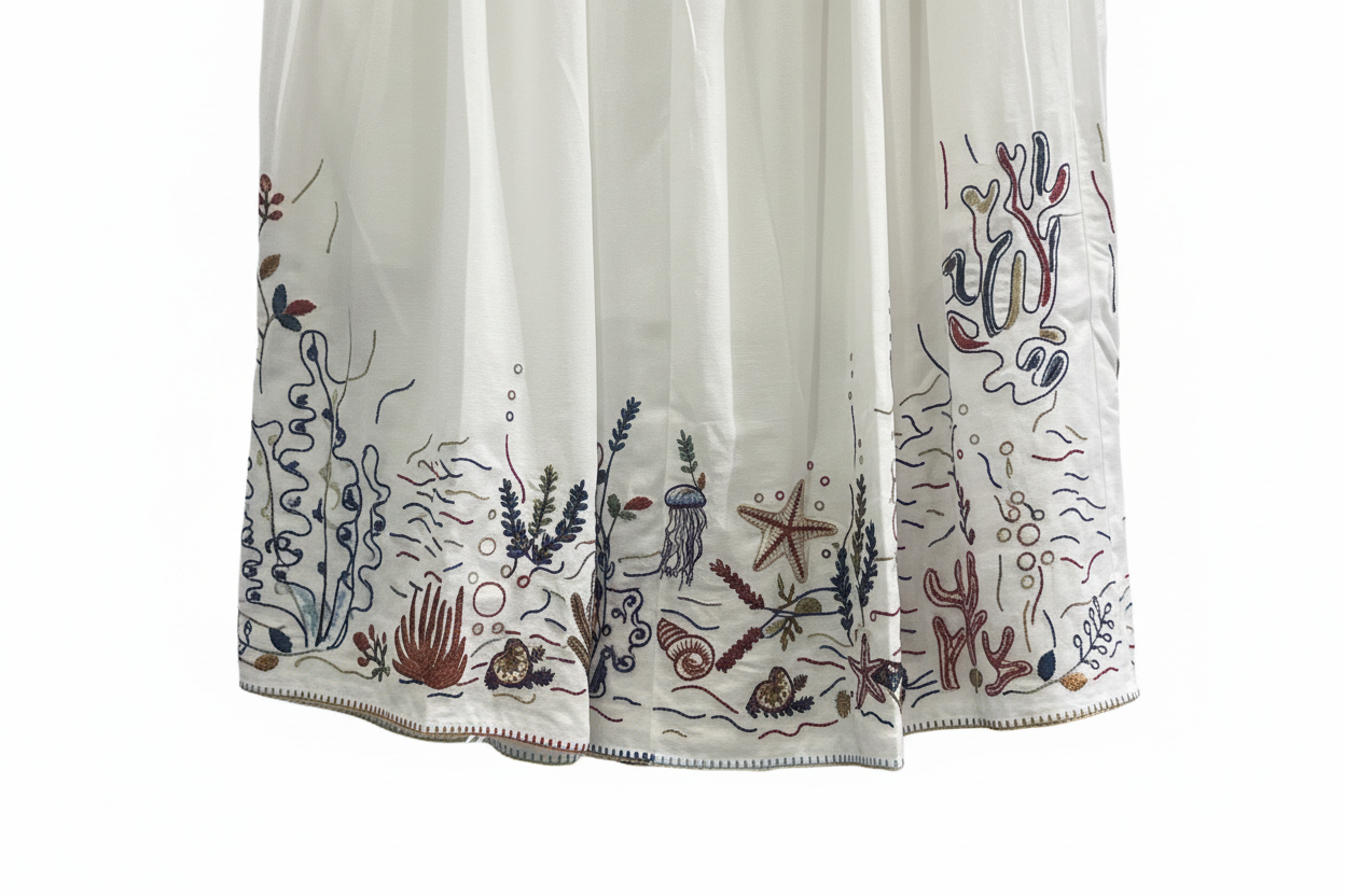 Embroidery Detail Close-Up