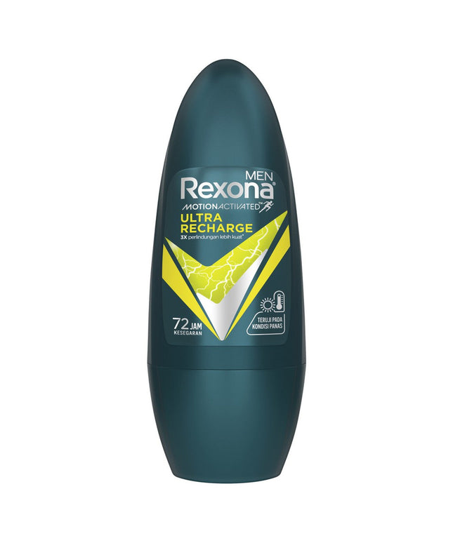Rexona Men Deodorant Anti-Perspirant Ultra Recharge 72h Roll On - 45ml