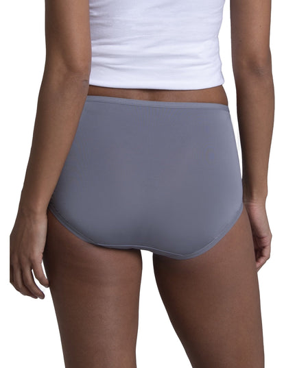 SIZE: 3XL - Fruit of the Loom Women's Microfiber Brief Underwear, 6-Pack