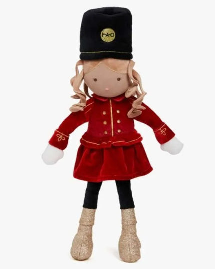 Boneka FAO Schwarz Soldier Girl Doll Blonde Hair 100% Original
