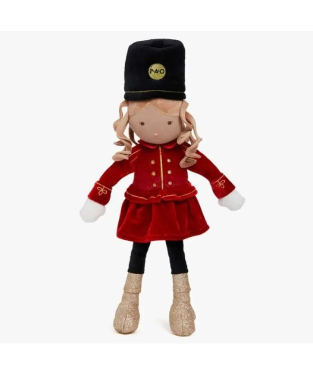 Boneka FAO Schwarz Soldier Girl Doll Blonde Hair 100% Original