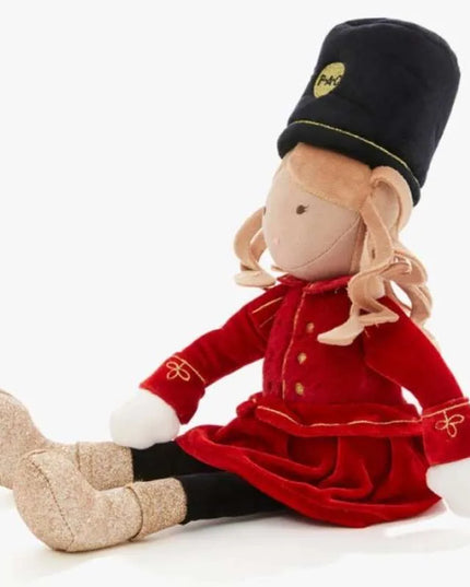 Boneka FAO Schwarz Soldier Girl Doll Blonde Hair 100% Original