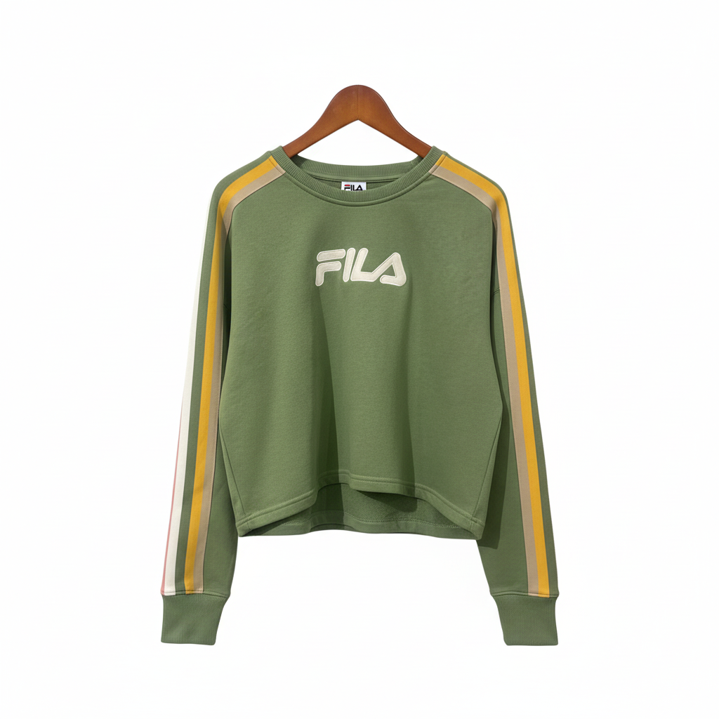 FILA Green Sweatshirt - White Background