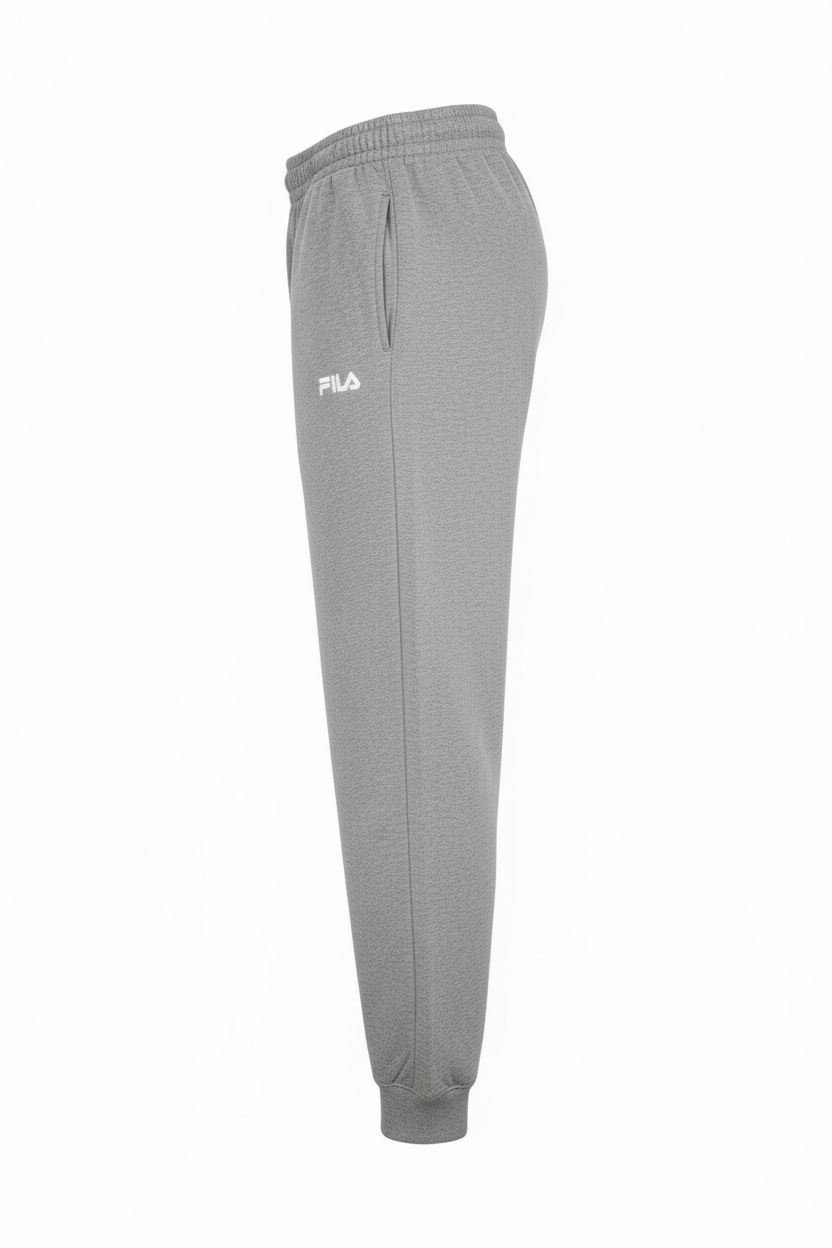 Fila Grey Sweatpants - Side View
