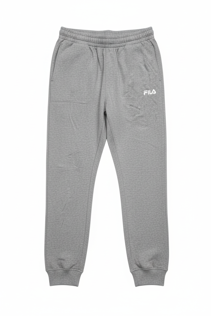 Fila Grey Sweatpants - White Background 1