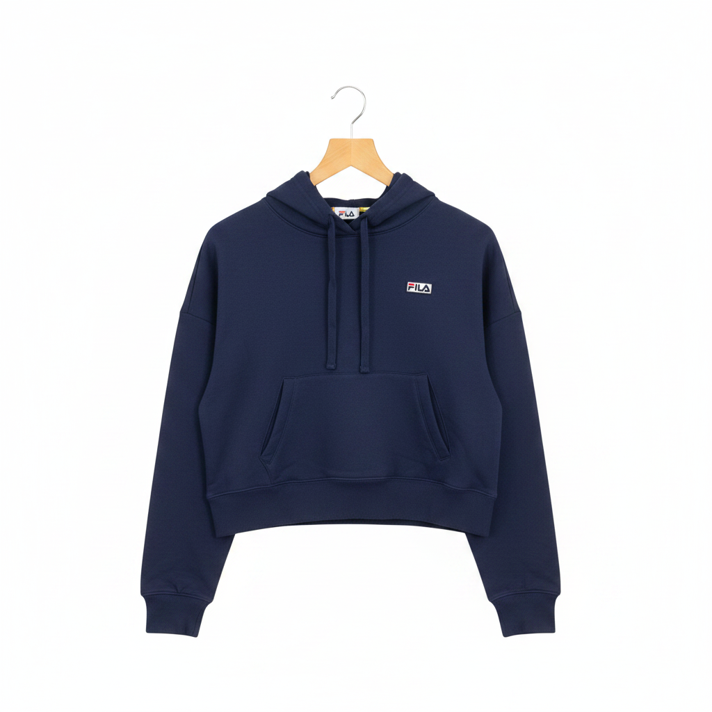 FILA Navy Hoodie – Front