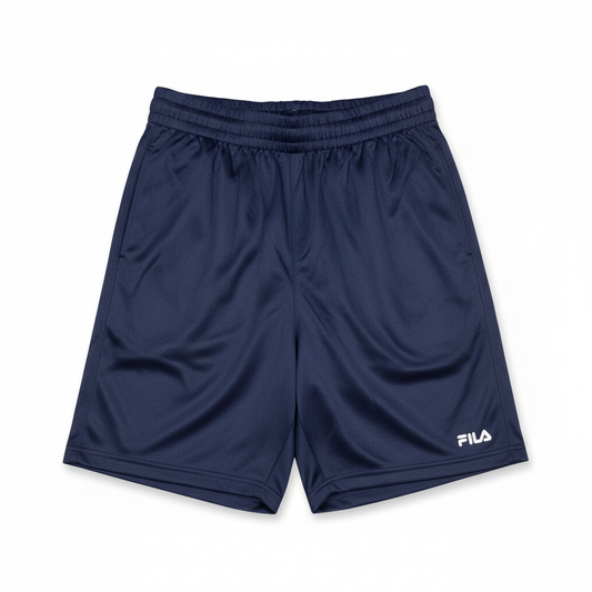 Fila Performance heather navy shorts, flat front