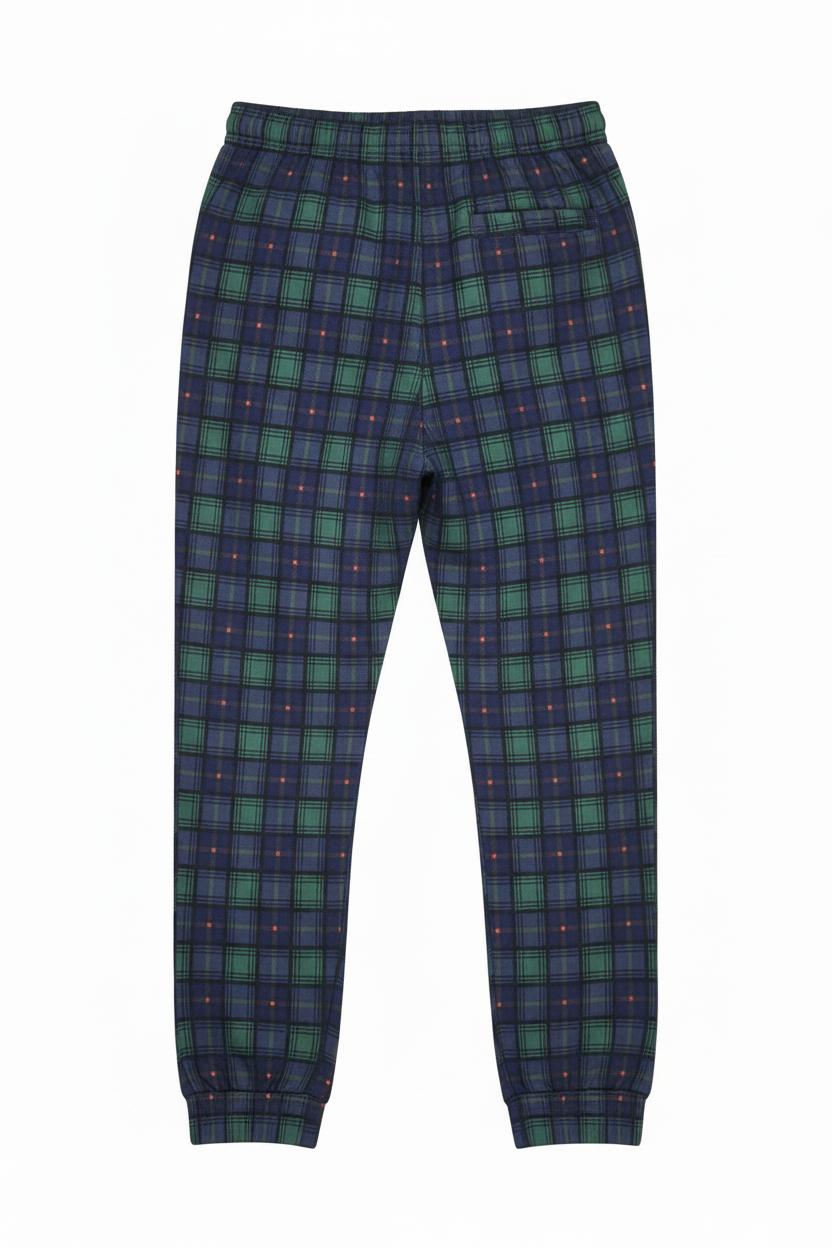 FILA Plaid Joggers Back
