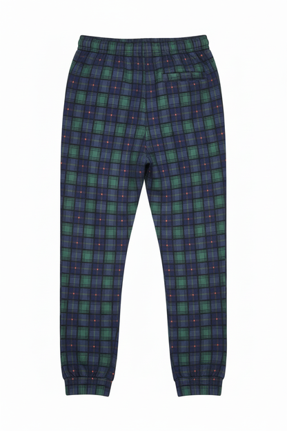 FILA Plaid Joggers Back