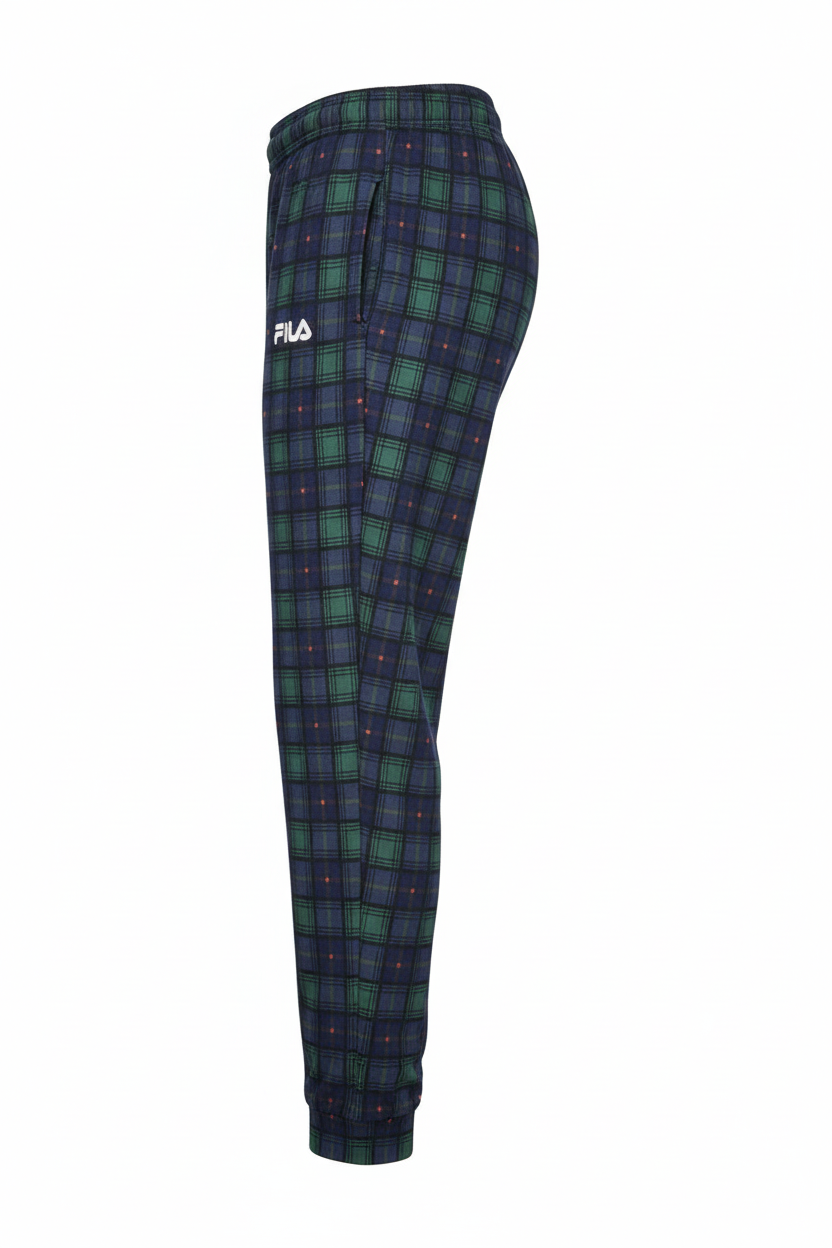 FILA Plaid Joggers Side
