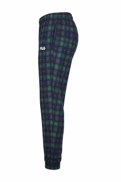 FILA Plaid Joggers Side