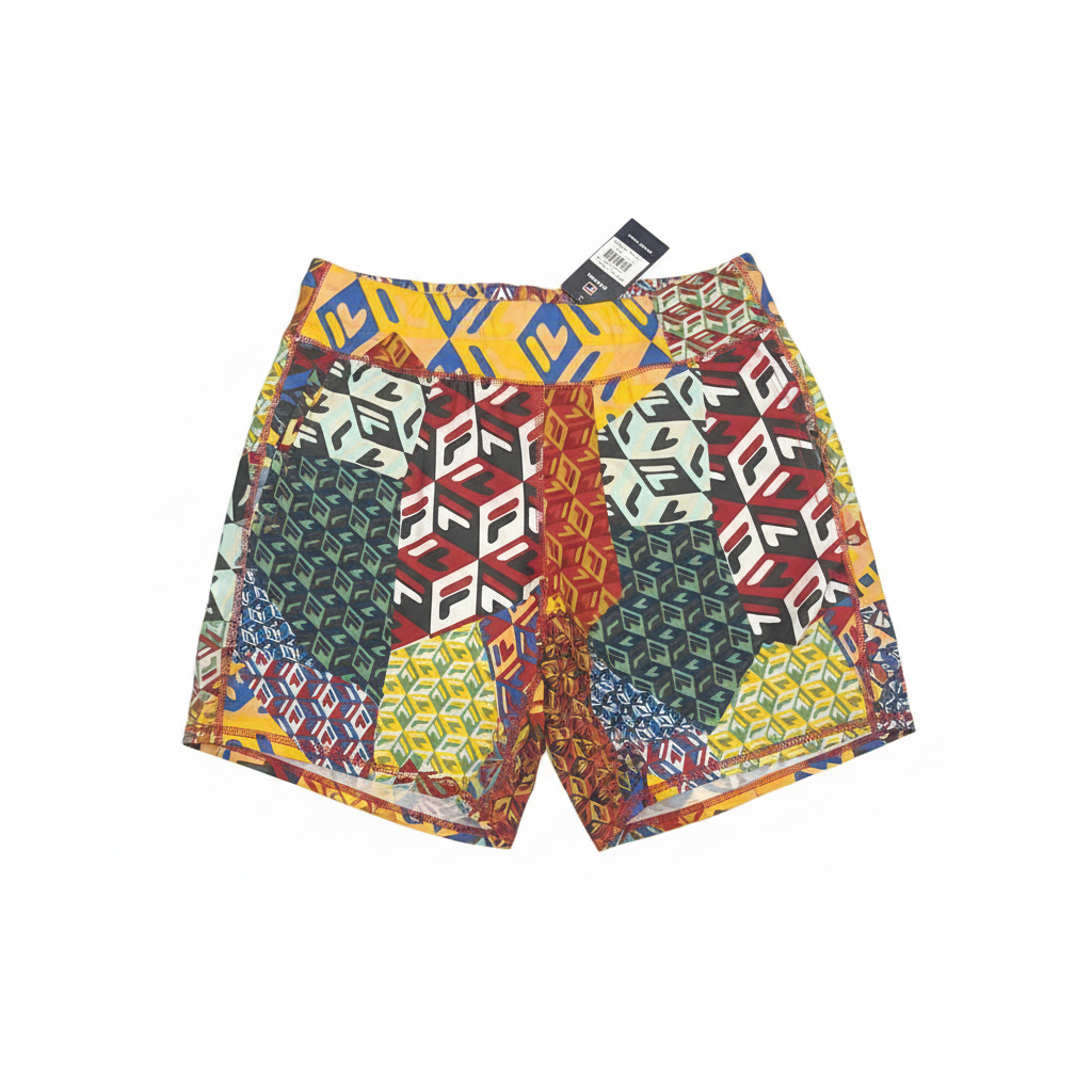 FILA Print Shorts - Flat Lay