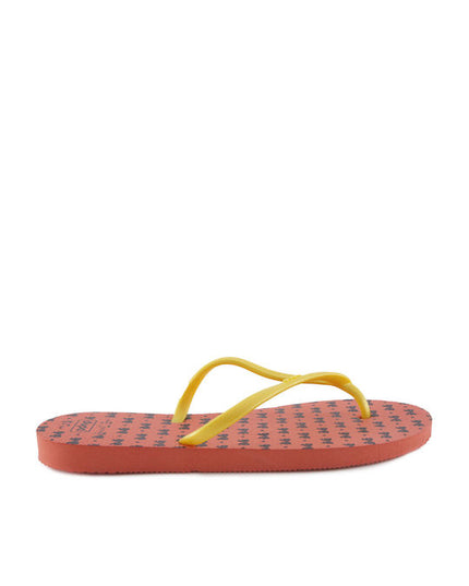 Dupe Flip Flops in Orange Color