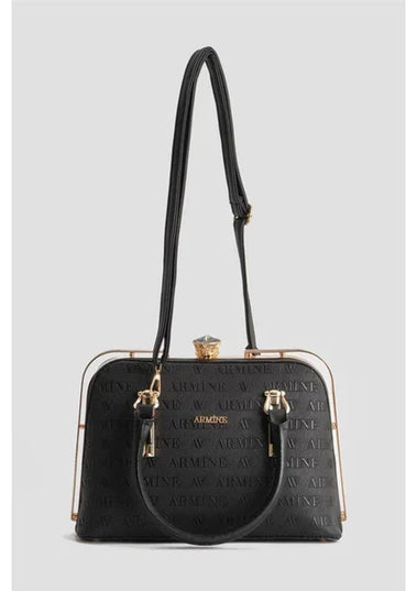 Armine Women's Shoulder Bag 339 Black Laser