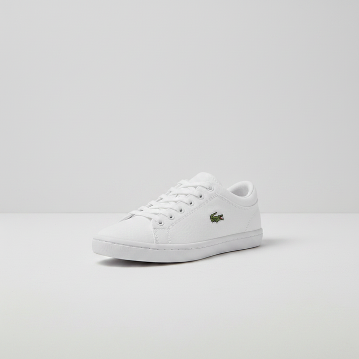 Clearance of Lacoste Sneakers – Women's Graduate Canvas White Sneakers
