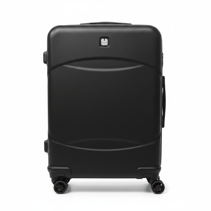 Front view - black luggage