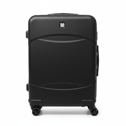 Front view - black luggage