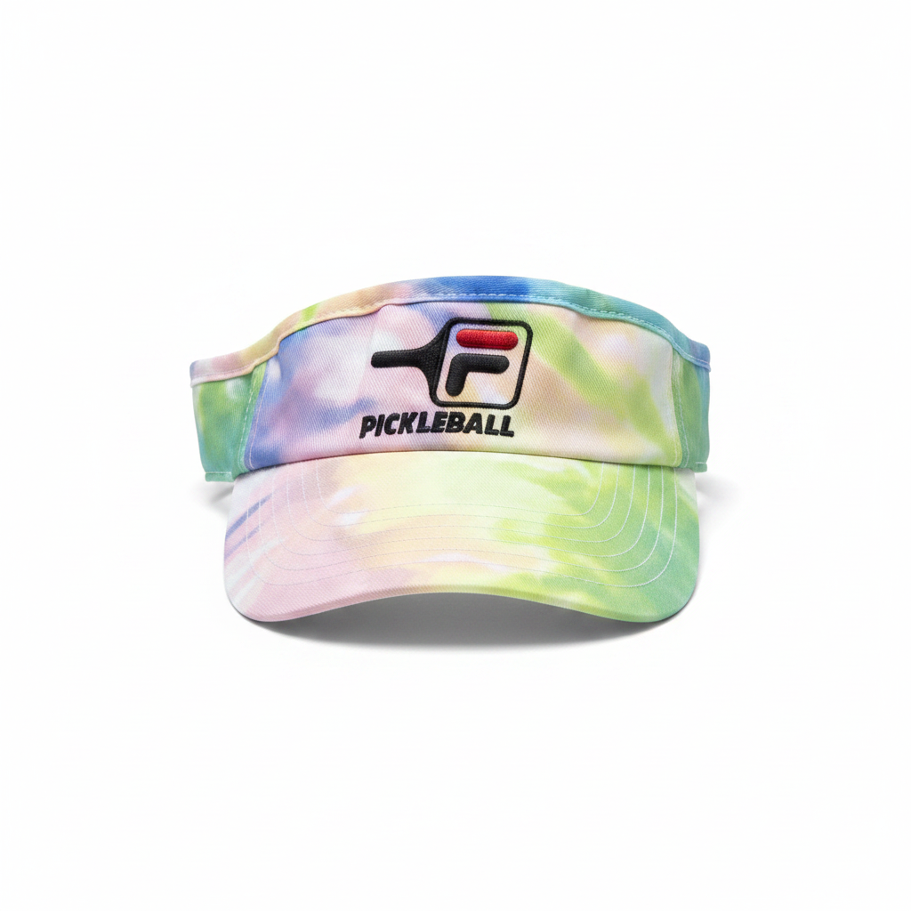 Fila Pickleball tie-dye visor, front