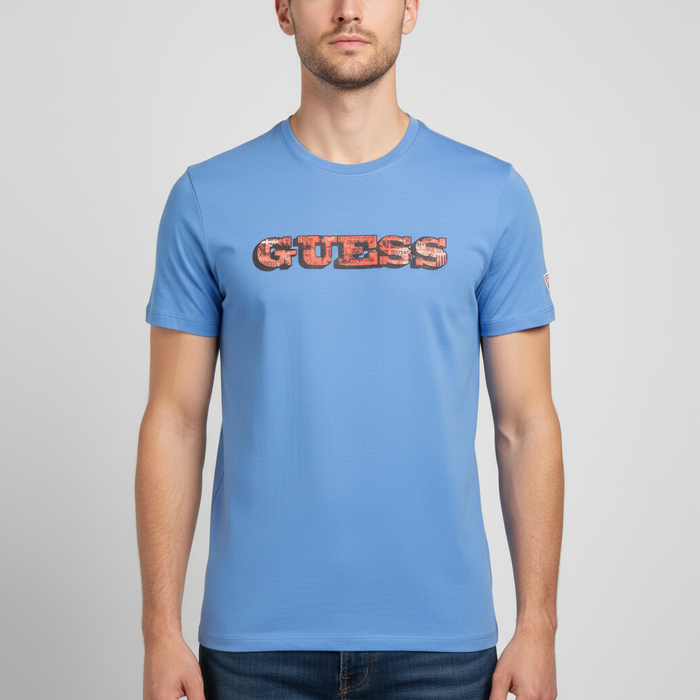 Clearance of Guess Shorts – Men's Short-Sleeved Jersey T-Shirt Light