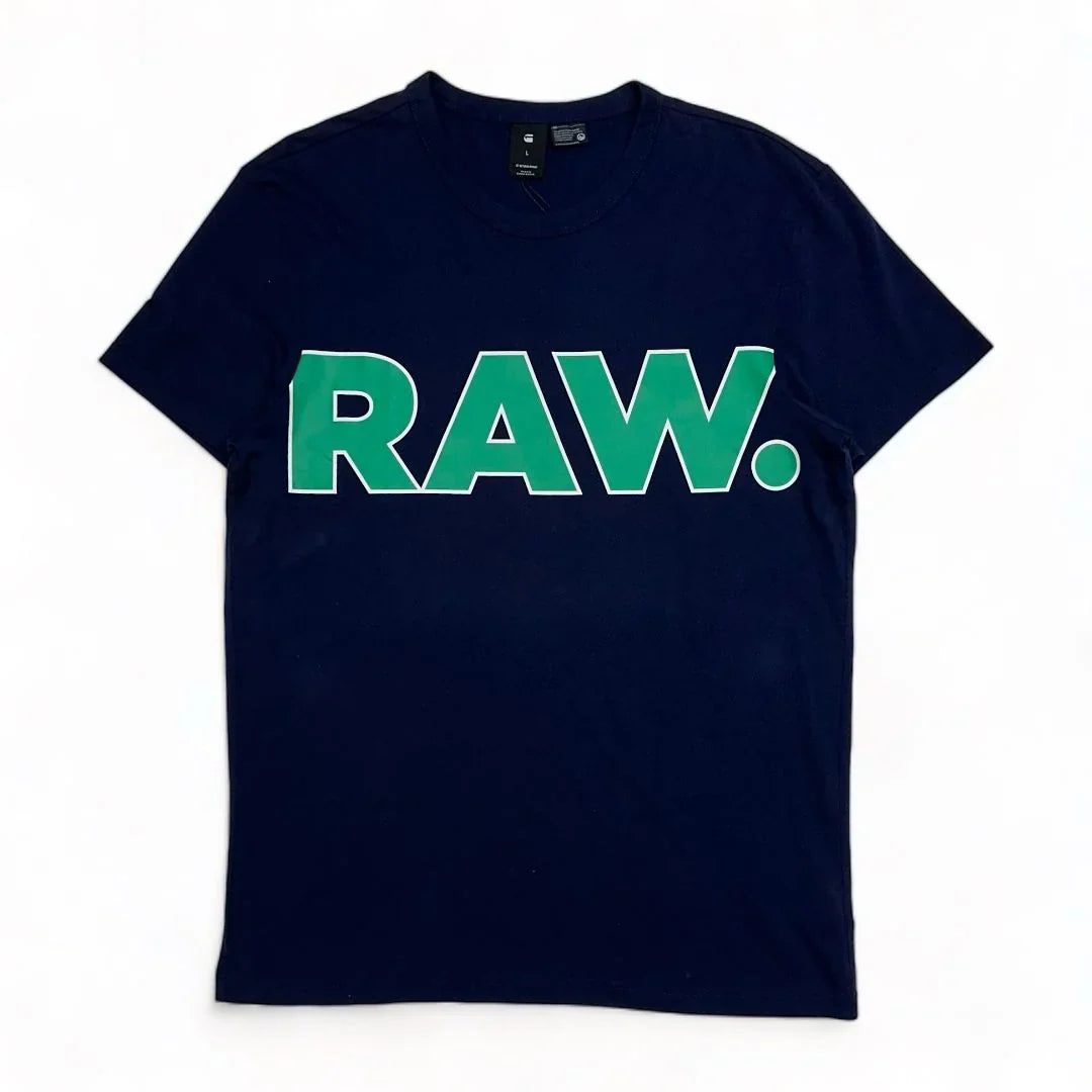 G-Star Raw Men'S Sartho Graphic Color Block T-Shirt – Sartho Navy