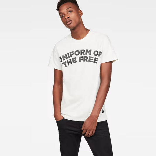 G-Star Milk White Graphic 23 T-Shirt