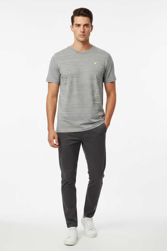 Clearance of G-Star RAW T-Shirt – Base T-Shirt – Grey Marl