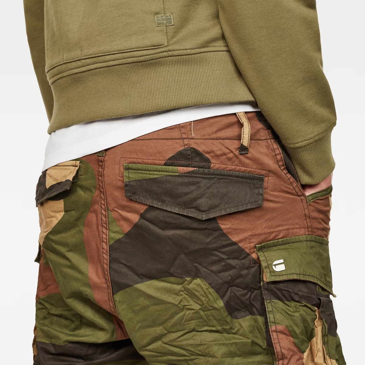 G-Star Raw Premium Twill Woodland Camo Men - Rovic Loose 1/2