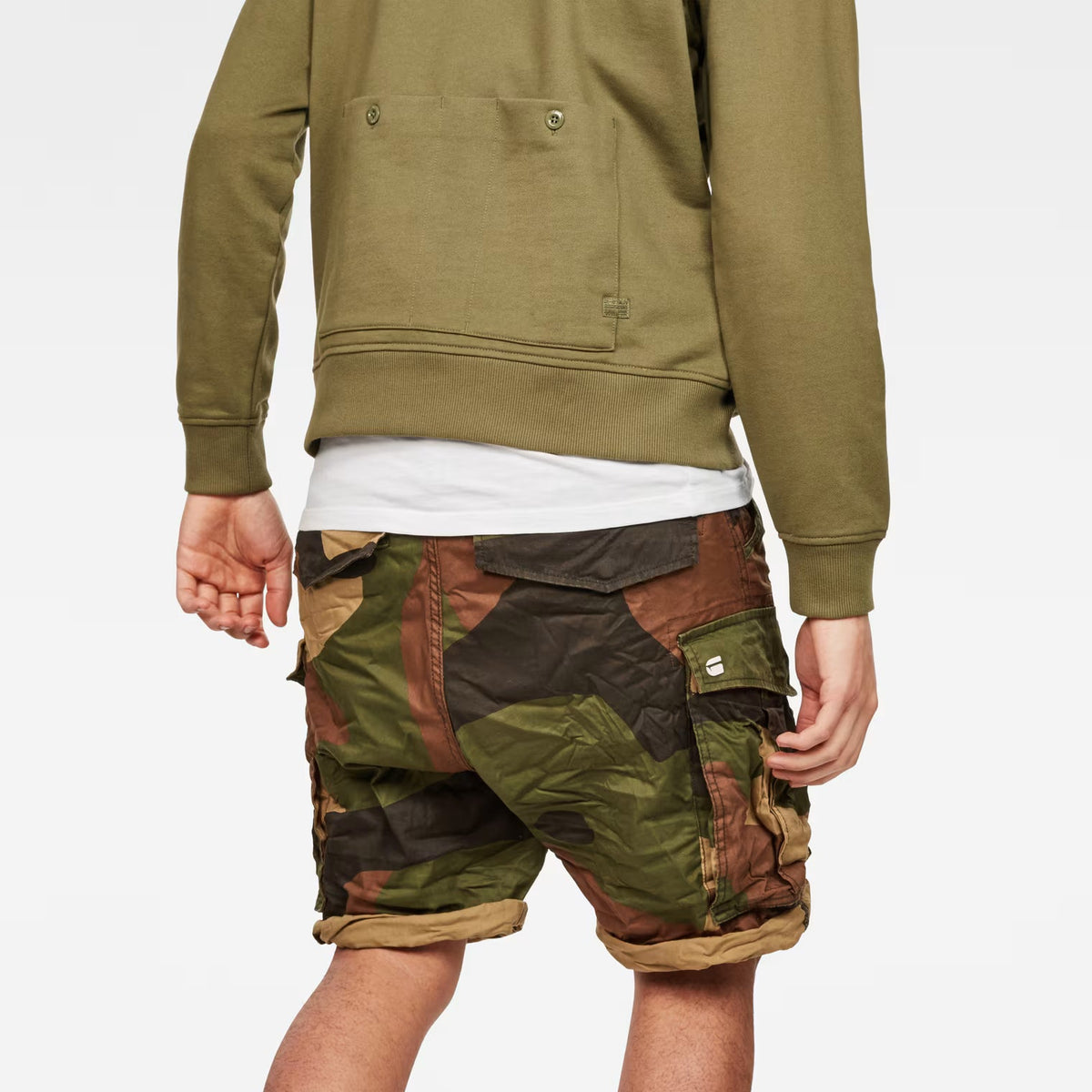 G-Star Raw Premium Twill Woodland Camo Men - Rovic Loose 1/2
