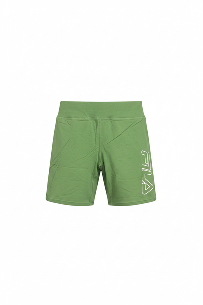 Fila green shorts, flat front