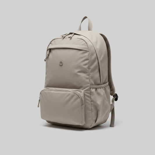 Grey Backpack – Three Quarter