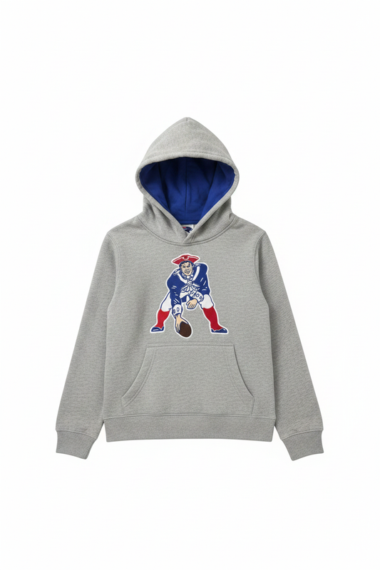 Grey Patriots Hoodie - Front