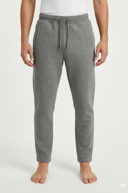 Grey Sweatpants Model