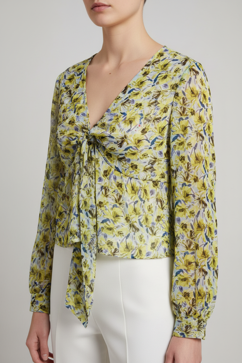 Guess Floral Blouse – Three-Quarter