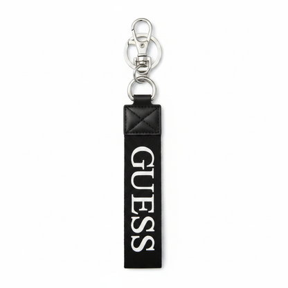 GUESS Logo Webbing Keychain