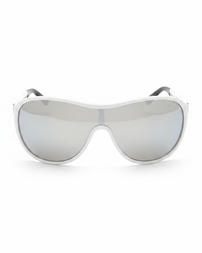 Guess Shield Sunglasses - White Background