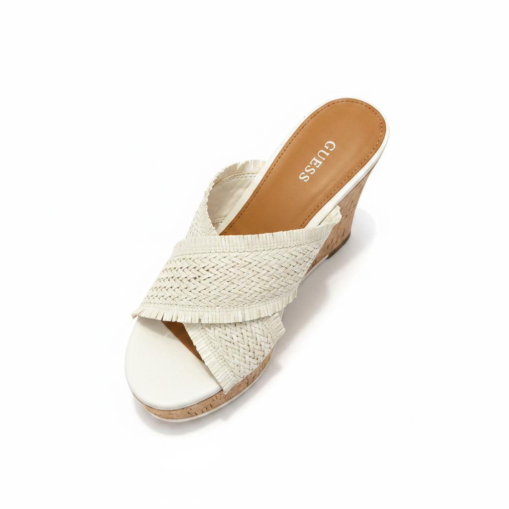 GUESS Wedge Sandals - Flat Lay