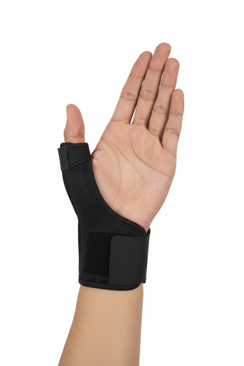 Hand with Palm Support - White Background