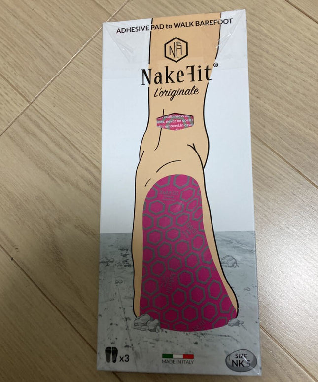 NAKEFIT Barefoot Stickers for Sandals, Beach, Fall Prevention, 3 Pairs