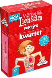 Merkloos Spellenbundel – Kwartet – 3 Stuks – Dino Kwartet & Menselijk Lichaam Kwartet & Sport Weetjes Kwartet