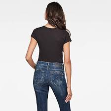 G-Star Raw Women'S Eyben Slim T-Shirt – Black