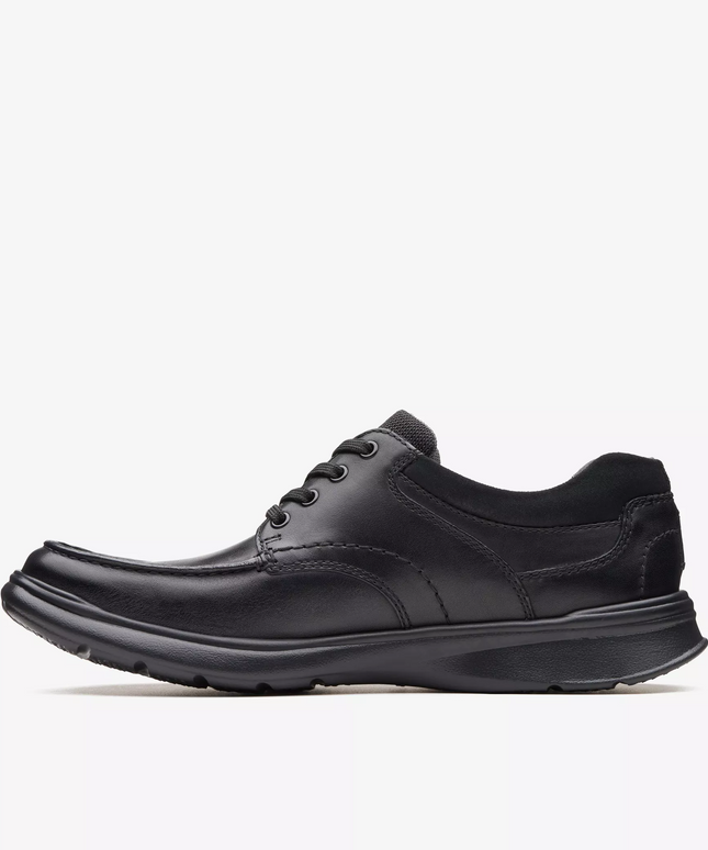 Clarks Cotrell Edge Men’s Black Smooth Leather Shoes