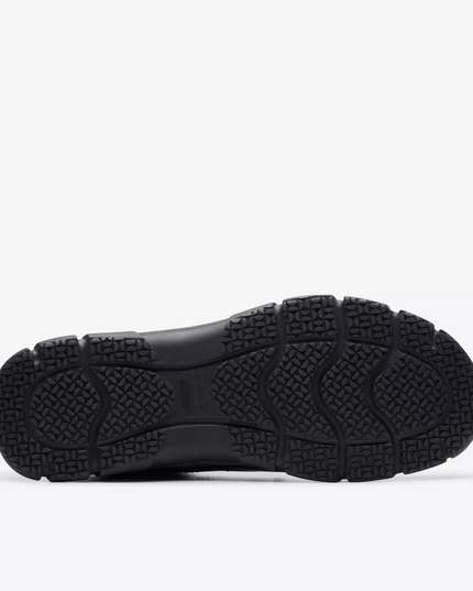 Clarks Walpath Low Men’s Black Leather Casual Shoes