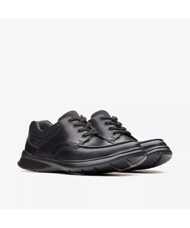 Clarks Cotrell Edge Men’s Black Smooth Leather Shoes