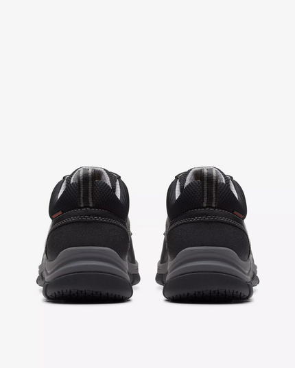 Clarks Walpath Low Men’s Black Leather Casual Shoes