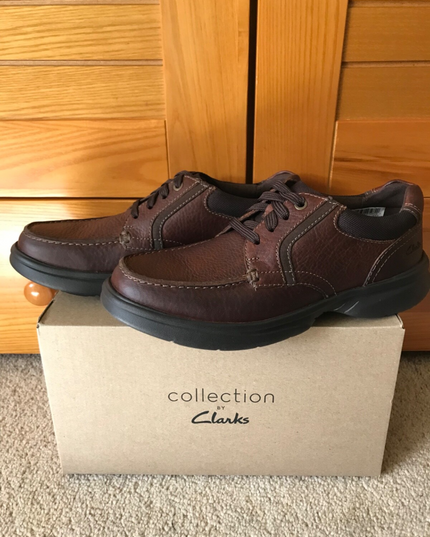 Clarks Bradley Vibe Men’s Tan Tumbled Leather Casual Shoes